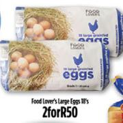 Food Lover's Large Eggs 18's-For 2