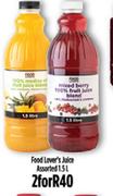 Food Lover's Juice Assorted-2x1.5L
