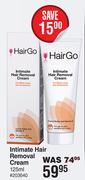 Hair Go Intimate Hair Removal Cream-125ml