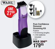Wahl Pure Confidence Personal Grooming Kit 9 Piece