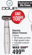 Dquip Electric Bikini Trimmer 3 Piece