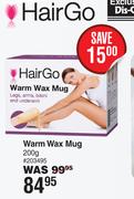 Hair Go Warm Wax Mug-200g