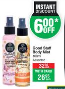 Good Stuff Body Mist Assorted-100ml Each
