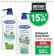 Safeguard Body Wash Assorted-750ml Each 
