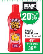 Fozzi's Bath Foam Assorted-1Litre