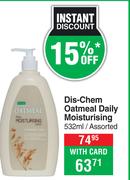 Dis-Chem Oatmeal Daily Moisturising Assorted-532ml