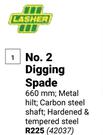 Lasher NO.2 Digging Spade