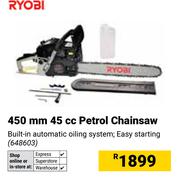 Ryobi 450mm 45cc Petrol Chainsaw