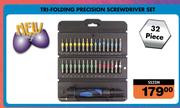 Midas 32 Piece Tri Folding Precision Screwdriver Set SS32M