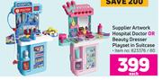 Supplier Artwork Hospital Doctor Or Beauty Dresser Playset In Suitcase-Each