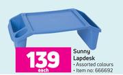 Sunny Lapdesk Assorted Colours-Each