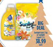 Sunlight Auto -2Kg Or Sunlight Liquid-1.5Ltr Each
