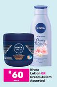 Nivea Lotion Or Cream Assorted-400ml Each