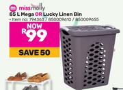 Miss Molly 85L Mega Or Lucky Linen Bin