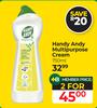 Handy Andy Multipurpose Cream-For 2 x 750ml