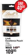 Lindt Excellence Pouch-150g