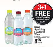Bene Sparkling Flavoured Water Assorted-500mk Each