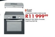 Russell Hobbs 7 Function 3 Piece Oven & Hob