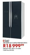 Russell Hobbs 690L Dark Glass Water Dispenser Fridge