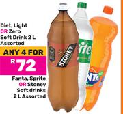 Fanta, Sprite Or Stoney Soft Drinks-For 4 x 2L