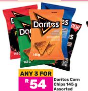 Doritos Corn Chips Assorted-For 3 x 145g