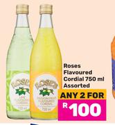 Roses Flavoured Cordial Assorted-For 2 x 750ml