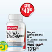 Biogen Ashwagandha Root-60 Vegetable Capsules