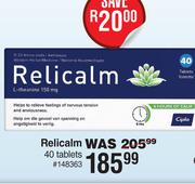 Relicalm-40 Tablets