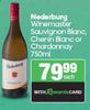 Nederburg Winemaster Sauvignon Blanc, Chenin Blanc Or Chardonnay-750ml Each