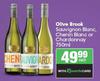 Olive Brook Sauvignon Blanc, Chenin Blanc Or Chardonnay-750ml Each