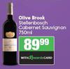 Olive Brook Stellenbosch Cabernet Sauvignon-750ml