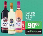 The Saints Red Wine or Rose-For 2 x 750ml
