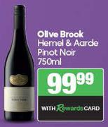 Olive Brook Hemel & Aarde Pinot Noir-750ml