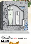 Coty Whisper Gift Set I'm Original EDP-50ml Per Set