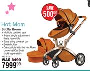 Hot Mom Stroller Brown
