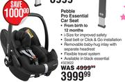 Maxi-Cosi Pebble Pro Essential Car Seat