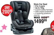 Bambino Stylo Car Seat 