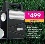 Magneto Solar Home Lighting System