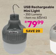 Lightworx USB Rechargeable Mini Light