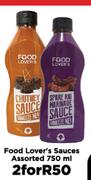 Food Lovers Sauces Assorted-For 2 x 750ml