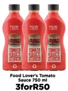 Food Lover's Tomato Sauce-For 3 x 750ml