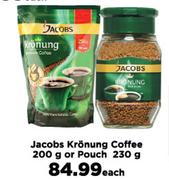 Jacobs Kronung Coffee 200g Or Pouch 230g-Each