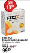 Fizz C Plus Immune System Supporter 30 Effervescent Tablets