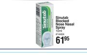 Sinutab Blocked Nose Nasal Spray-10ml