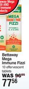 Bettaway Mega Immune Fizzi 10 Effervescent Tablets