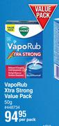 Vicks Vapo Rub Xtra Strong Value Pack-50g Per Pack