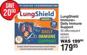Lung Shield Immune+ Daily Immune Support 30 Effervescent Tablets