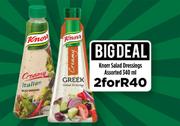 Knorr Salad Dressings Assorted-For 2x340ml