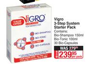 Vigro 3 Step System Starter Pack-Per Pack