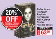 Reflections Premium Fashion Permanent Hair Colour Cream Assorted Colours
